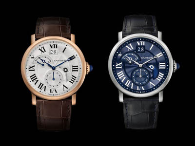 Rotonde de Cartier 晝夜顯示雙時區腕表 男士腕表 Rotonde de Cartier 卡地亞 cartier 新表預覽  第1張