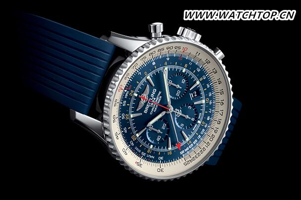 手腕上的極光藍(lán)，Breitling 最新限量款“NAVIGIER GMT”腕表登場(chǎng) 限量版“NAVITIMER GMT” Breitling 腕表? 新表預(yù)覽  第1張