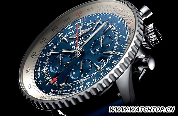 手腕上的極光藍(lán)，Breitling 最新限量款“NAVIGIER GMT”腕表登場(chǎng) 限量版“NAVITIMER GMT” Breitling 腕表? 新表預(yù)覽  第2張