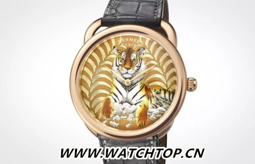 隱性的高復(fù)雜工藝 愛馬仕Arceau Tigre Royal
